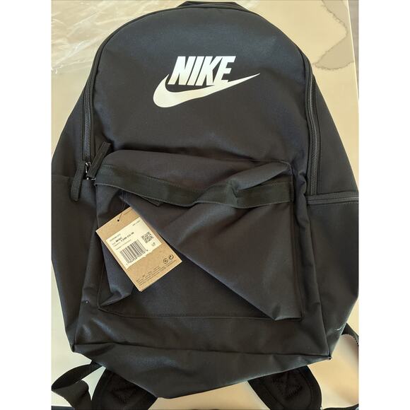 Nike Heritage Backpack Unisex Sports Travel Durable School Bag NWT DC4244 010 - Picture 1 of 6